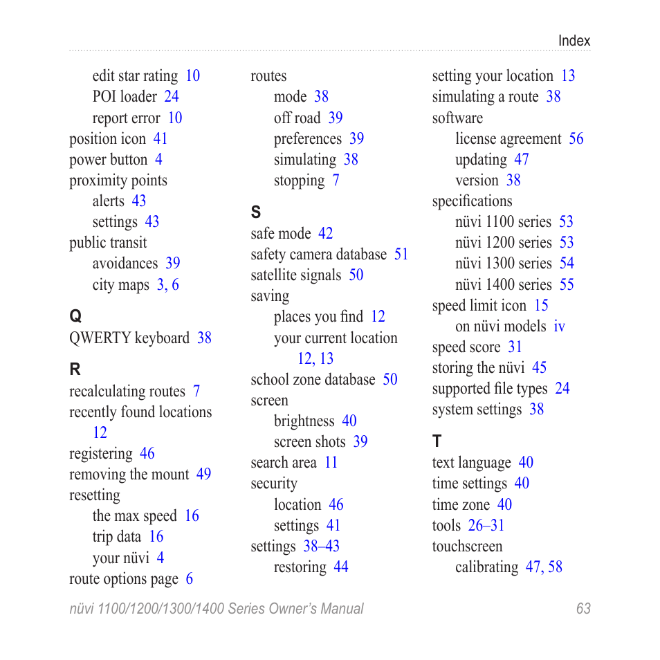 Garmin nuvi 1300 User Manual | Page 69 / 72