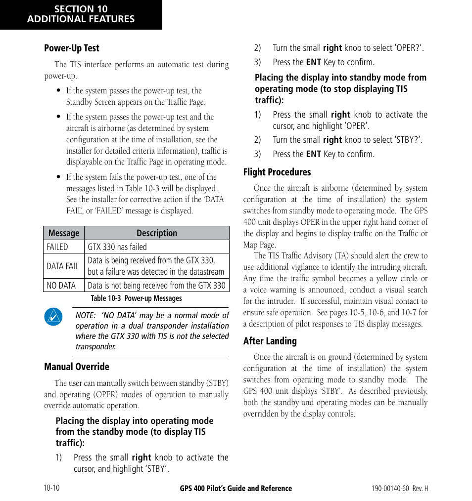 Garmin GPS 400 User Manual | Page 188 / 244
