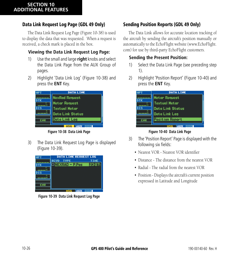 Garmin GPS 400 User Manual | Page 204 / 244