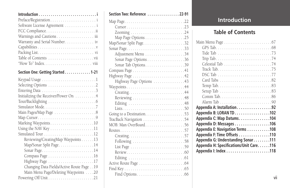 Garmin GPSMAP 178C Sounder User Manual | Page 9 / 134