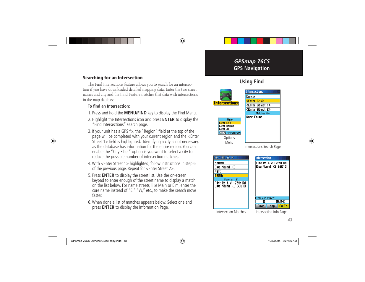 Garmin GPSMAP 76CS User Manual | Page 53 / 110