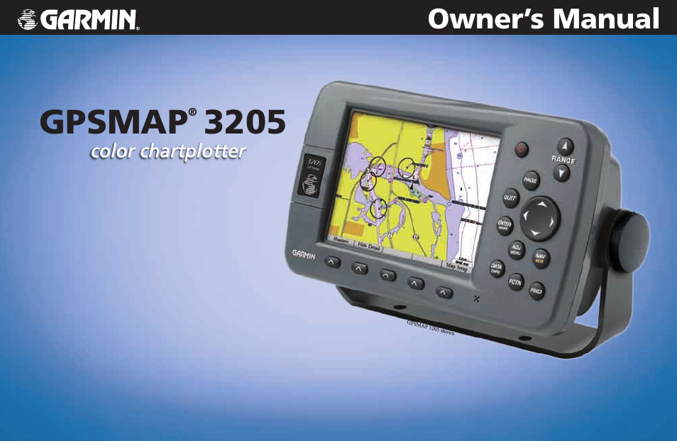 Garmin GPSMAP 3205 User Manual | 126 pages