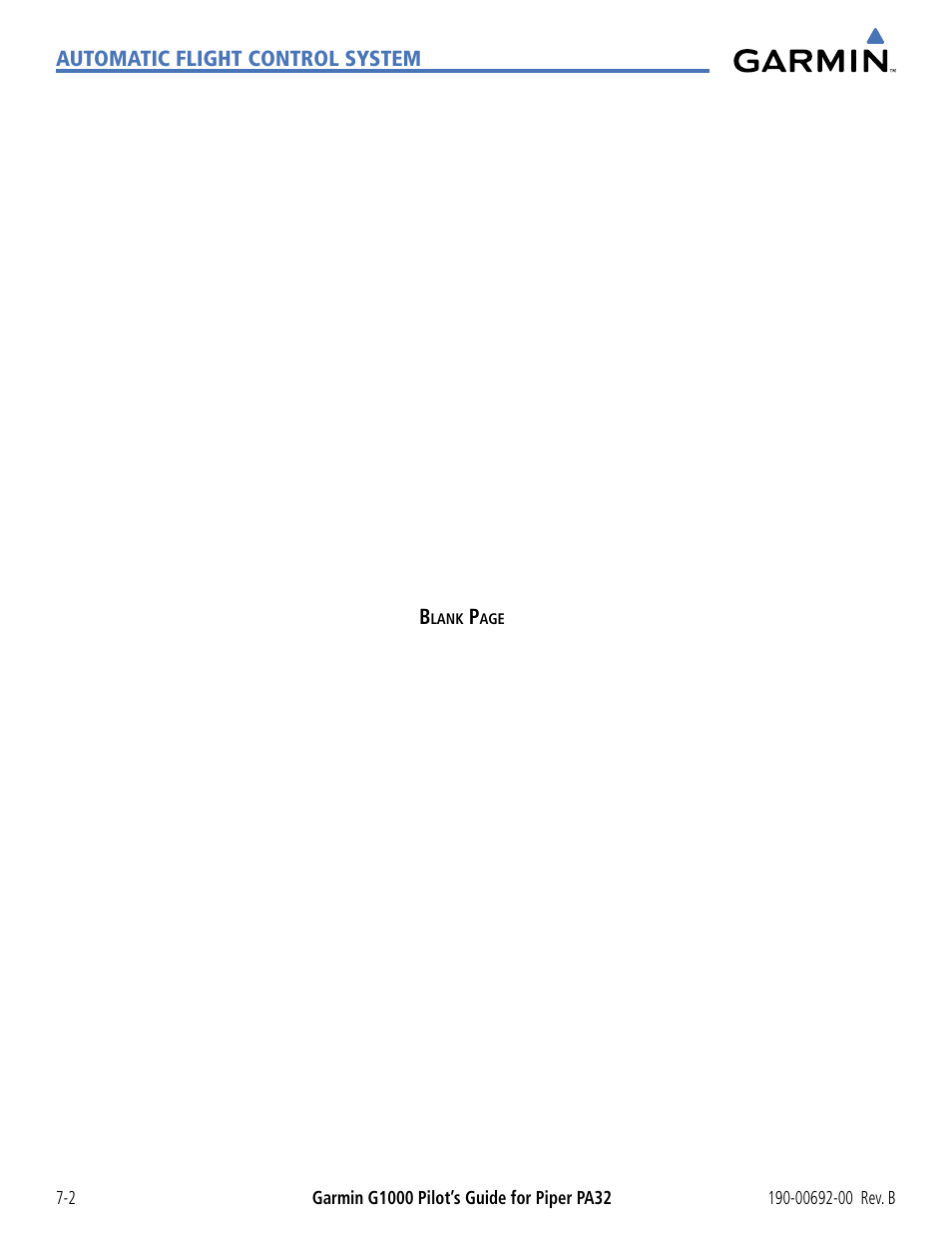 Garmin G1000 Piper PA32 User Manual | Page 352 / 450