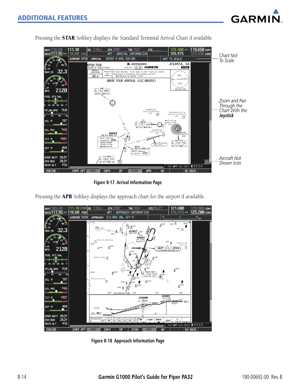Additional features | Garmin G1000 Piper PA32 User Manual | Page 366 / 450