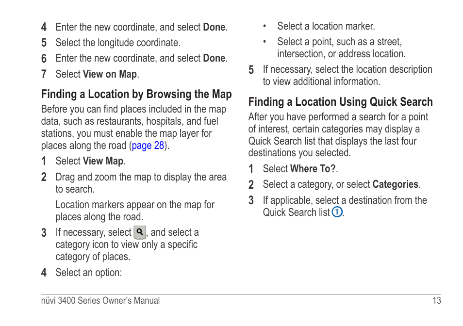 Garmin nuvi 3490 for Volvo Cars User Manual | Page 19 / 89