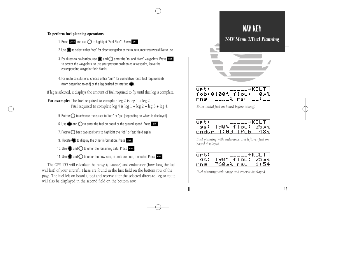 Nav key | Garmin GPS 165 TSO User Manual | Page 25 / 132