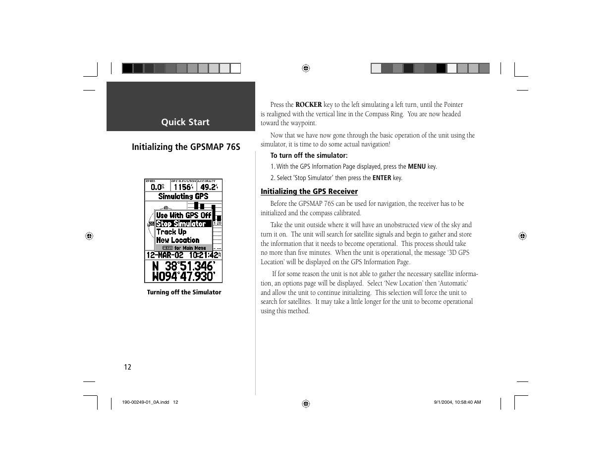 Garmin GPSMAP 76S User Manual | Page 13 / 18
