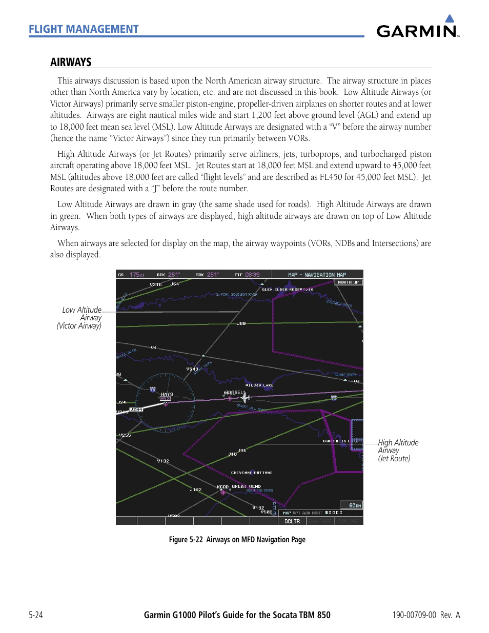 Airways | Garmin G1000 Socata TBM 850 User Manual | Page 176 / 542