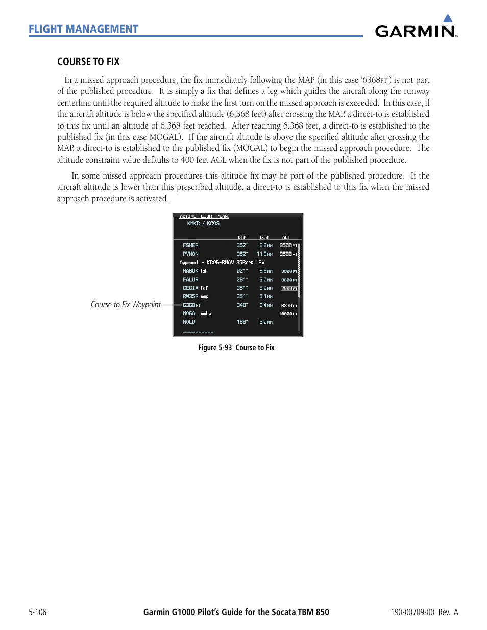Garmin G1000 Socata TBM 850 User Manual | Page 258 / 542