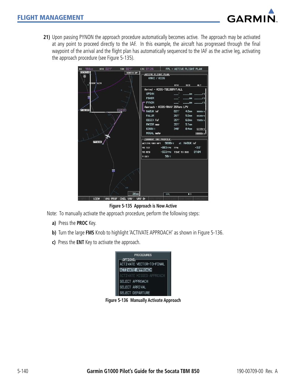 Garmin G1000 Socata TBM 850 User Manual | Page 292 / 542