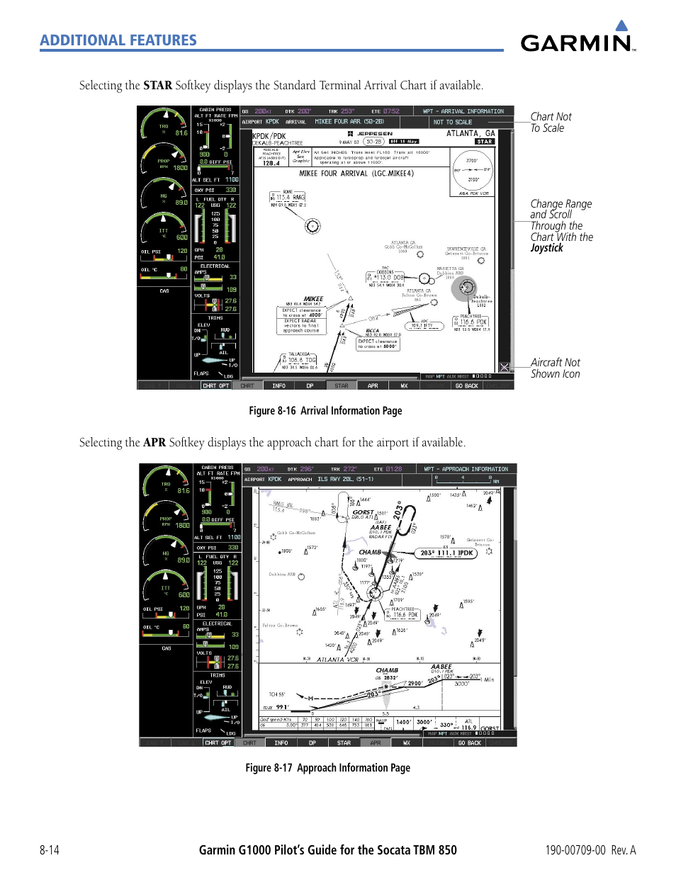 Additional features | Garmin G1000 Socata TBM 850 User Manual | Page 446 / 542