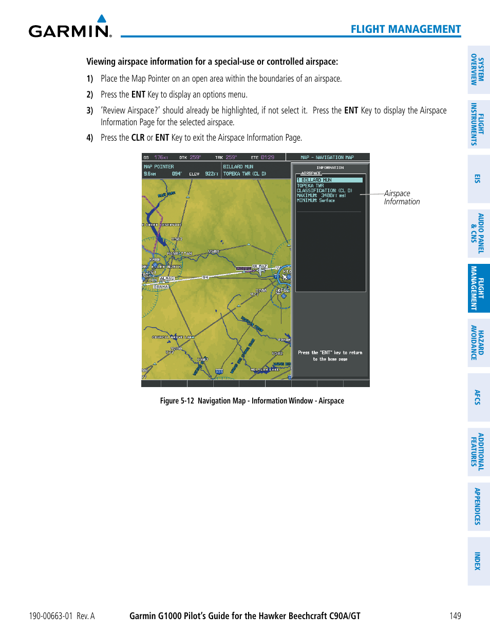 Flight management | Garmin G1000 King Air C90GT User Manual | Page 163 / 586
