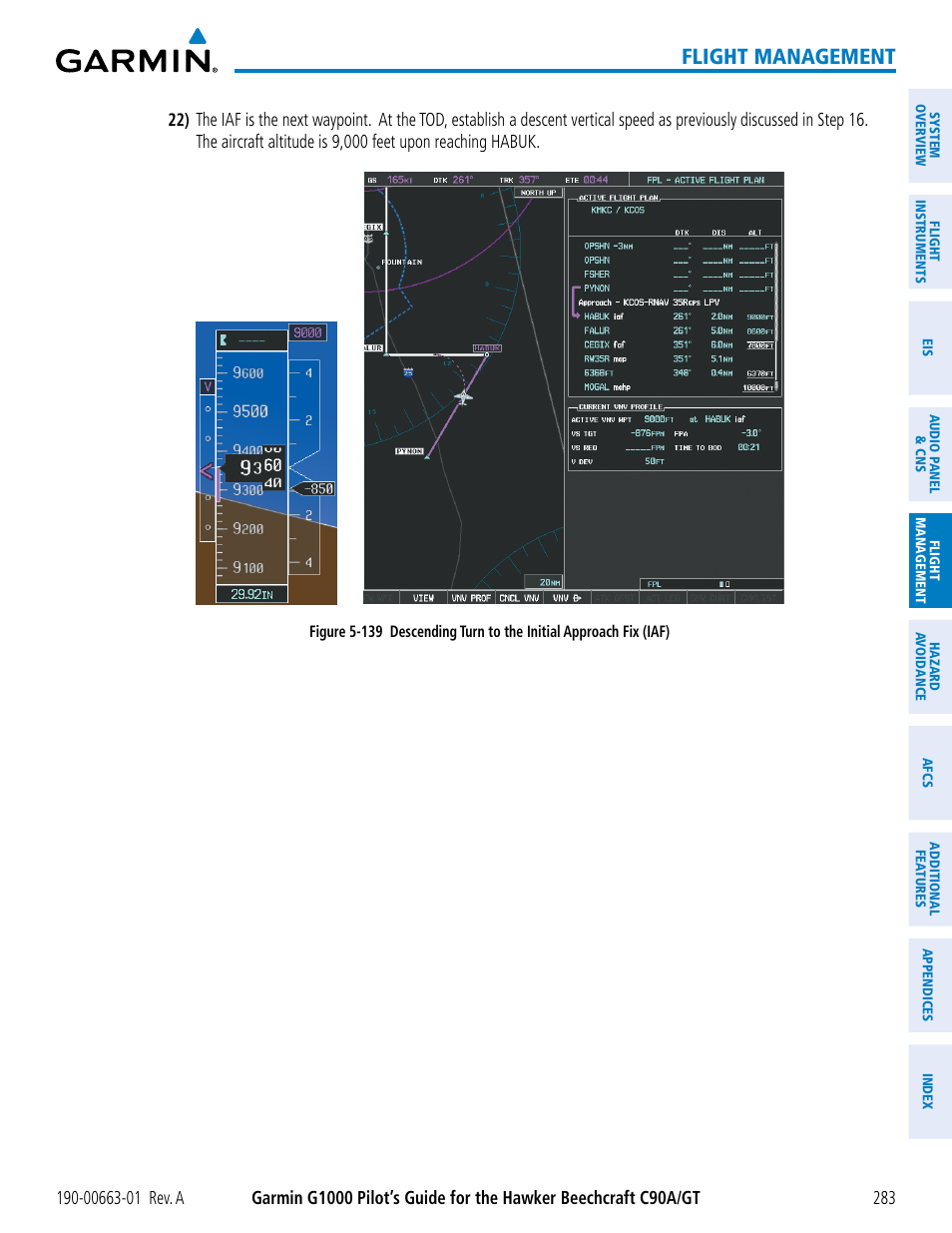 Flight management | Garmin G1000 King Air C90GT User Manual | Page 297 / 586