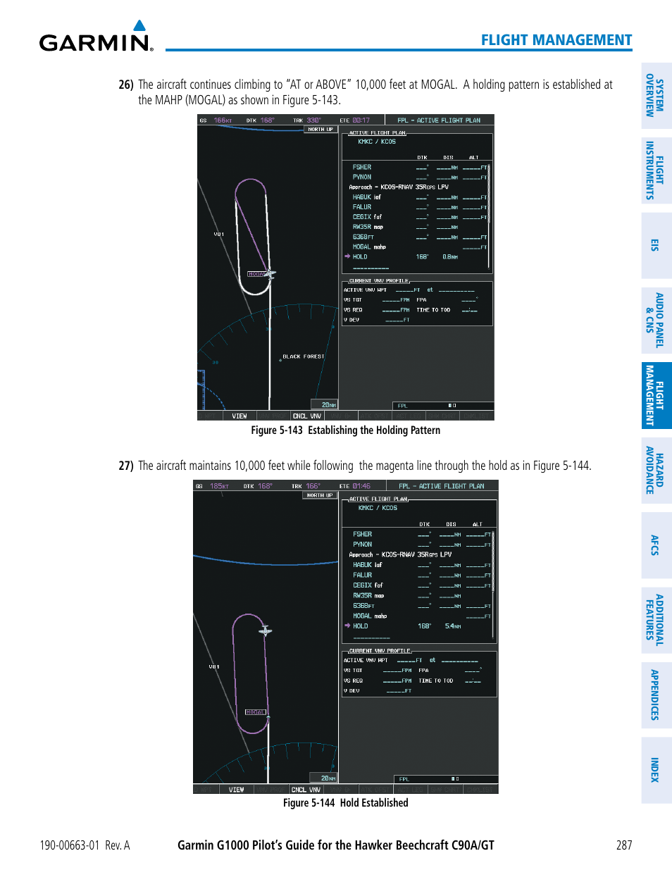 Flight management | Garmin G1000 King Air C90GT User Manual | Page 301 / 586