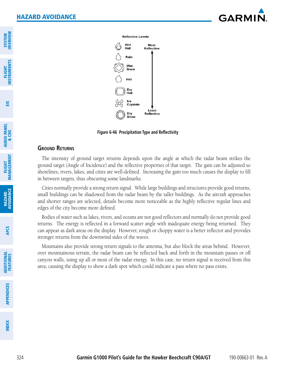 Hazard avoidance | Garmin G1000 King Air C90GT User Manual | Page 338 / 586