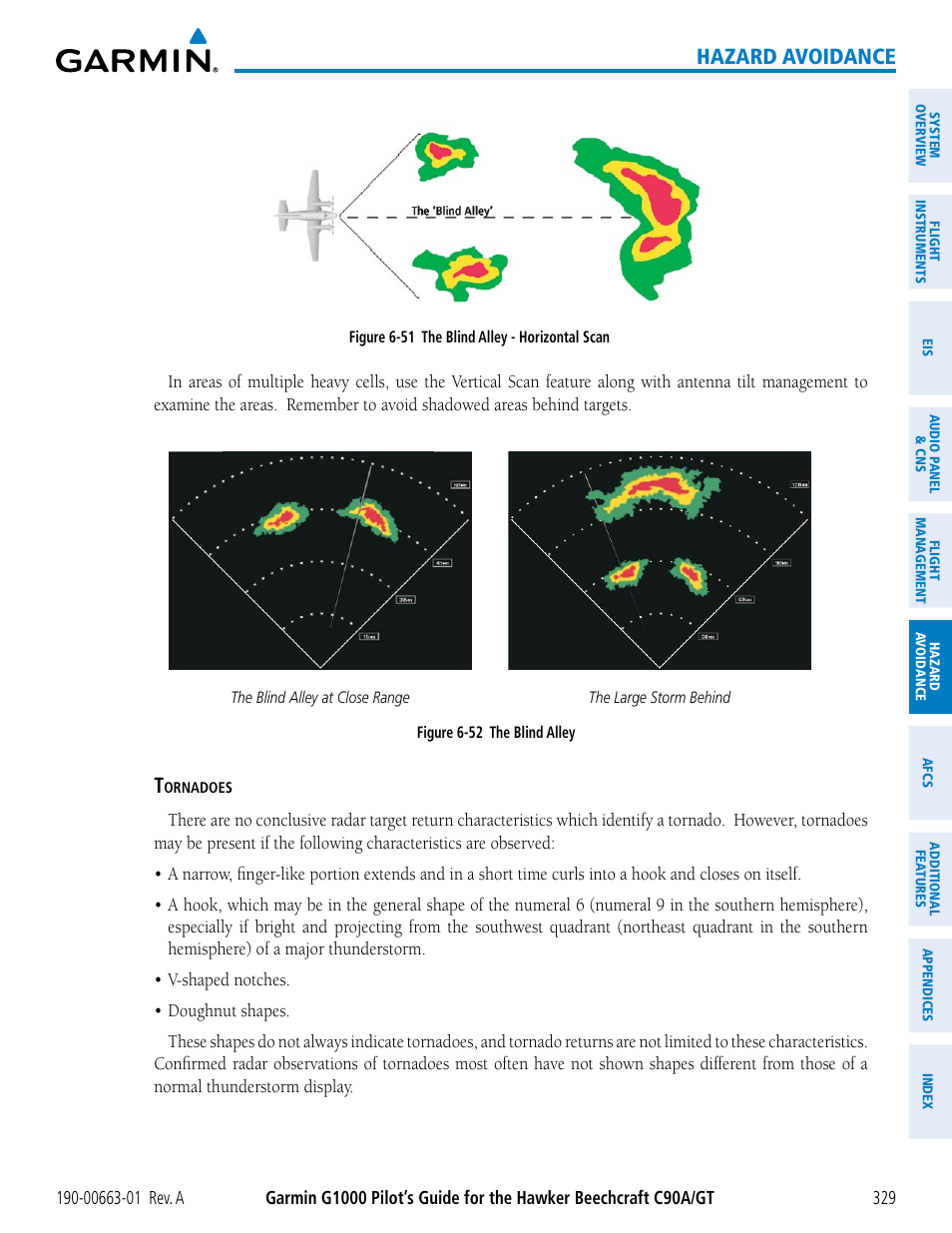 Hazard avoidance | Garmin G1000 King Air C90GT User Manual | Page 343 / 586