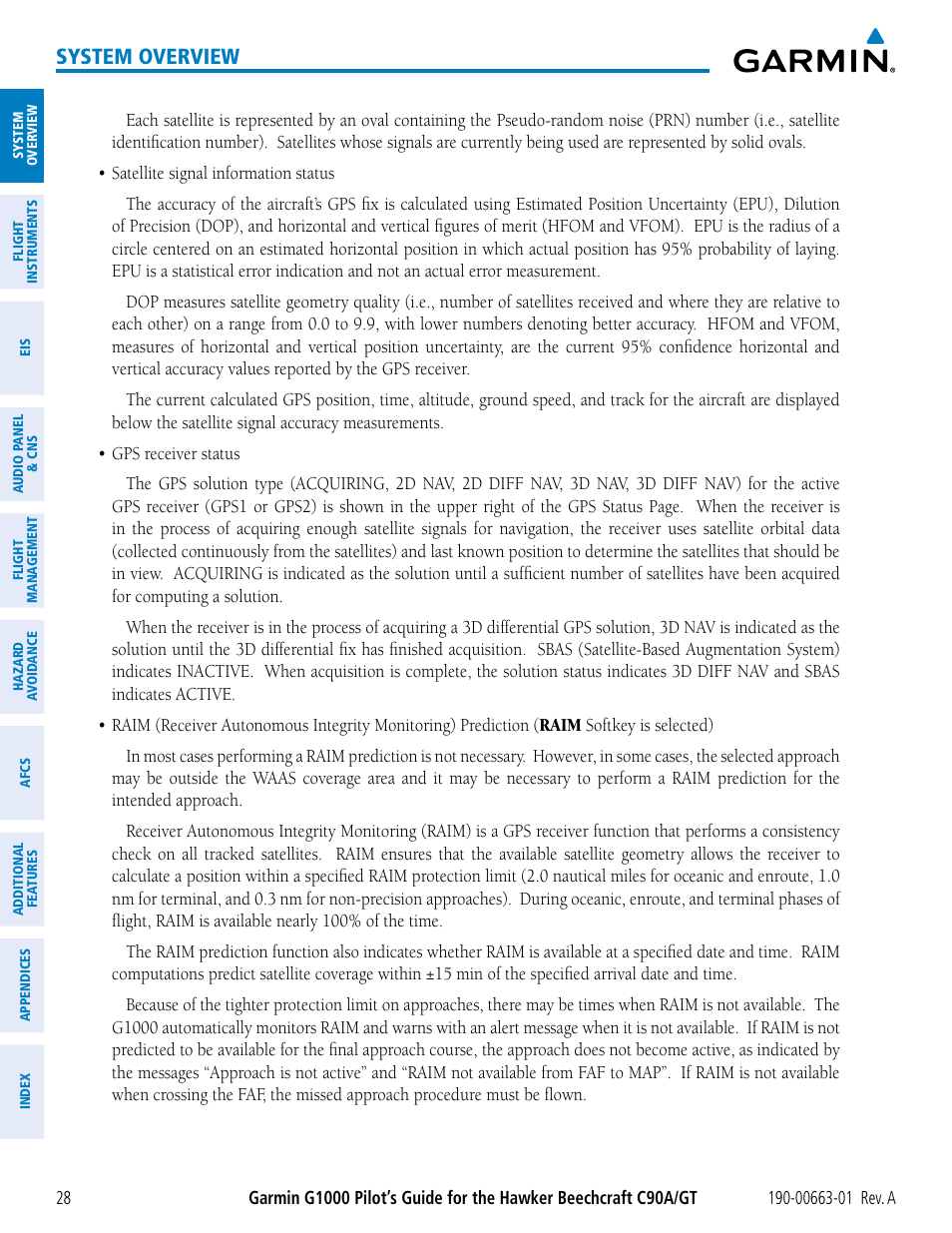 System overview | Garmin G1000 King Air C90GT User Manual | Page 42 / 586