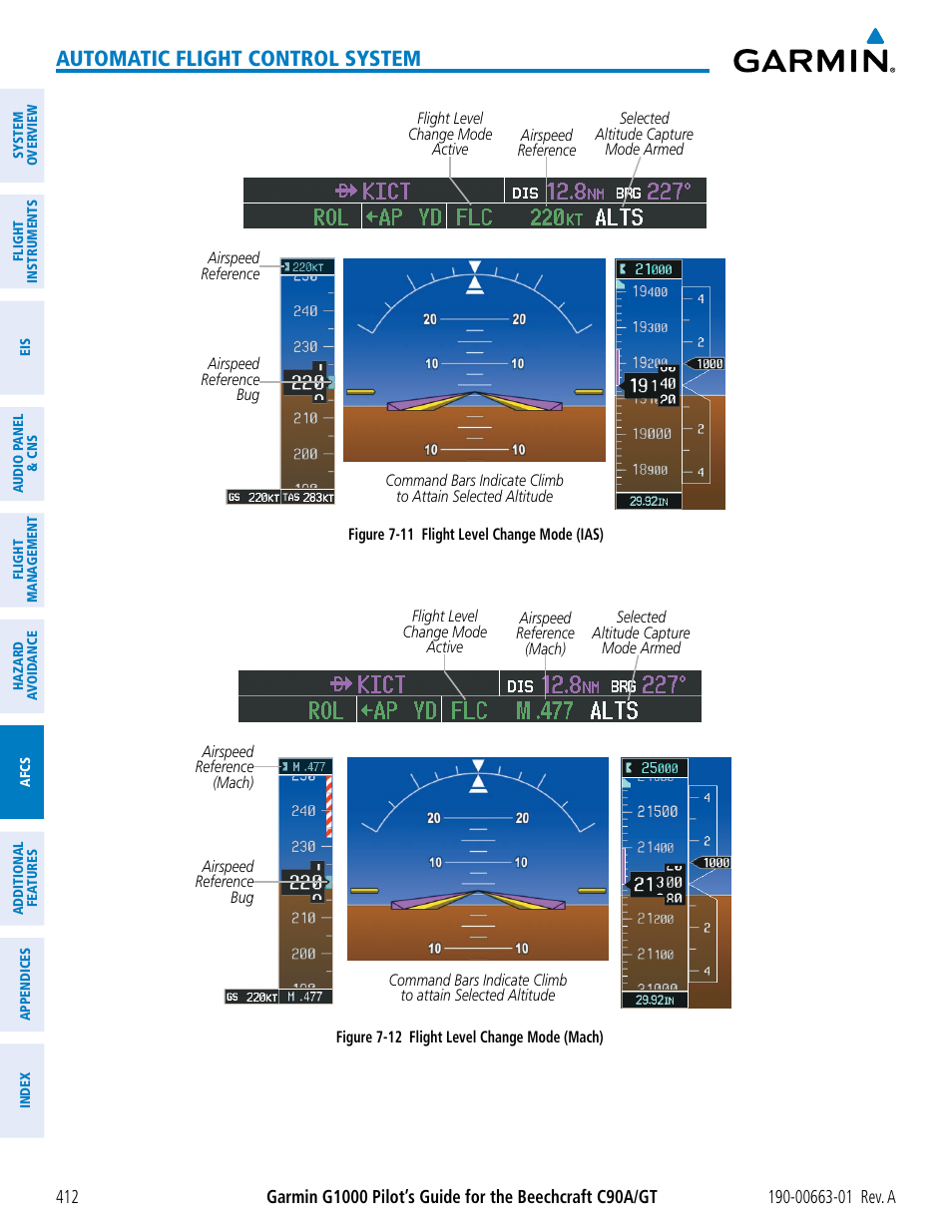 Automatic flight control system | Garmin G1000 King Air C90GT User Manual | Page 426 / 586