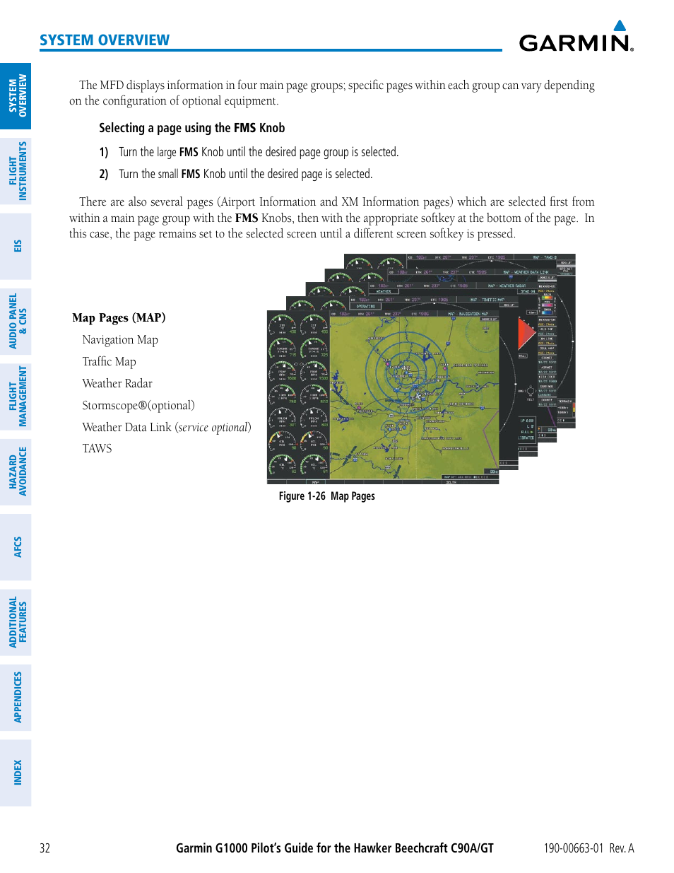 System overview | Garmin G1000 King Air C90GT User Manual | Page 46 / 586
