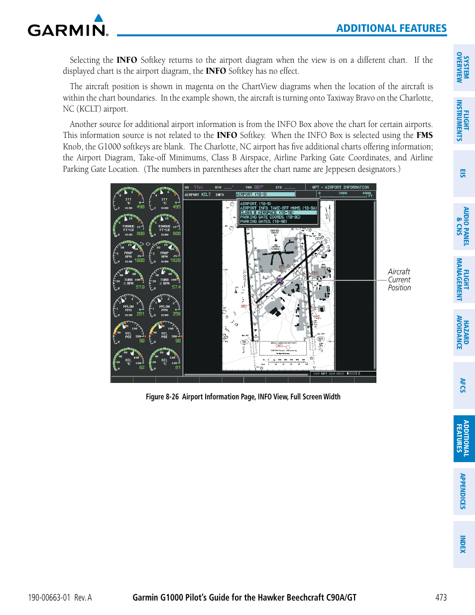 Additional features | Garmin G1000 King Air C90GT User Manual | Page 487 / 586