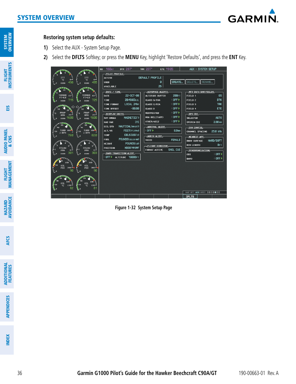 System overview | Garmin G1000 King Air C90GT User Manual | Page 50 / 586