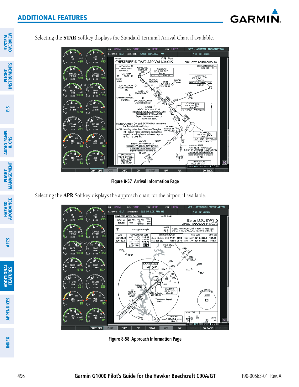 Additional features | Garmin G1000 King Air C90GT User Manual | Page 510 / 586