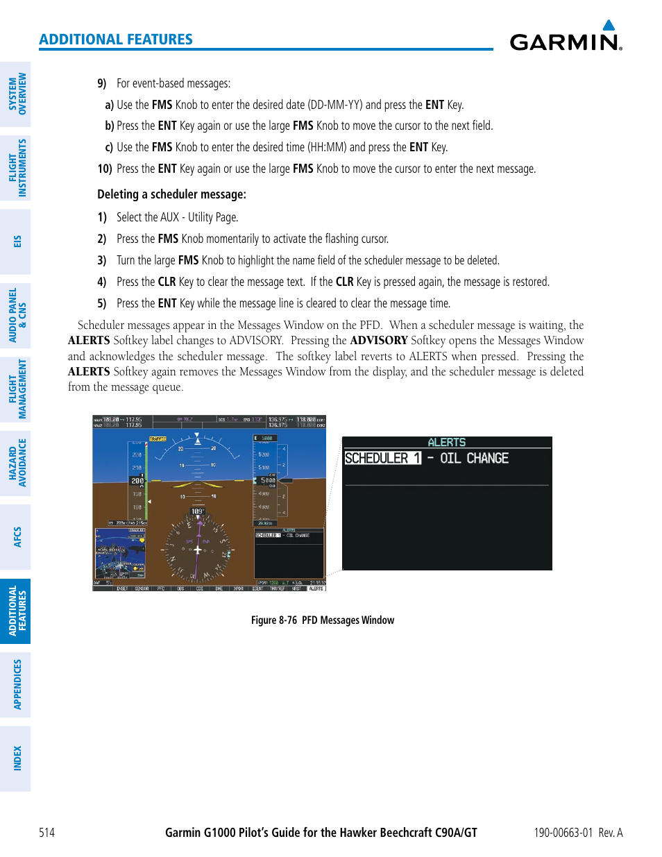 Additional features | Garmin G1000 King Air C90GT User Manual | Page 528 / 586