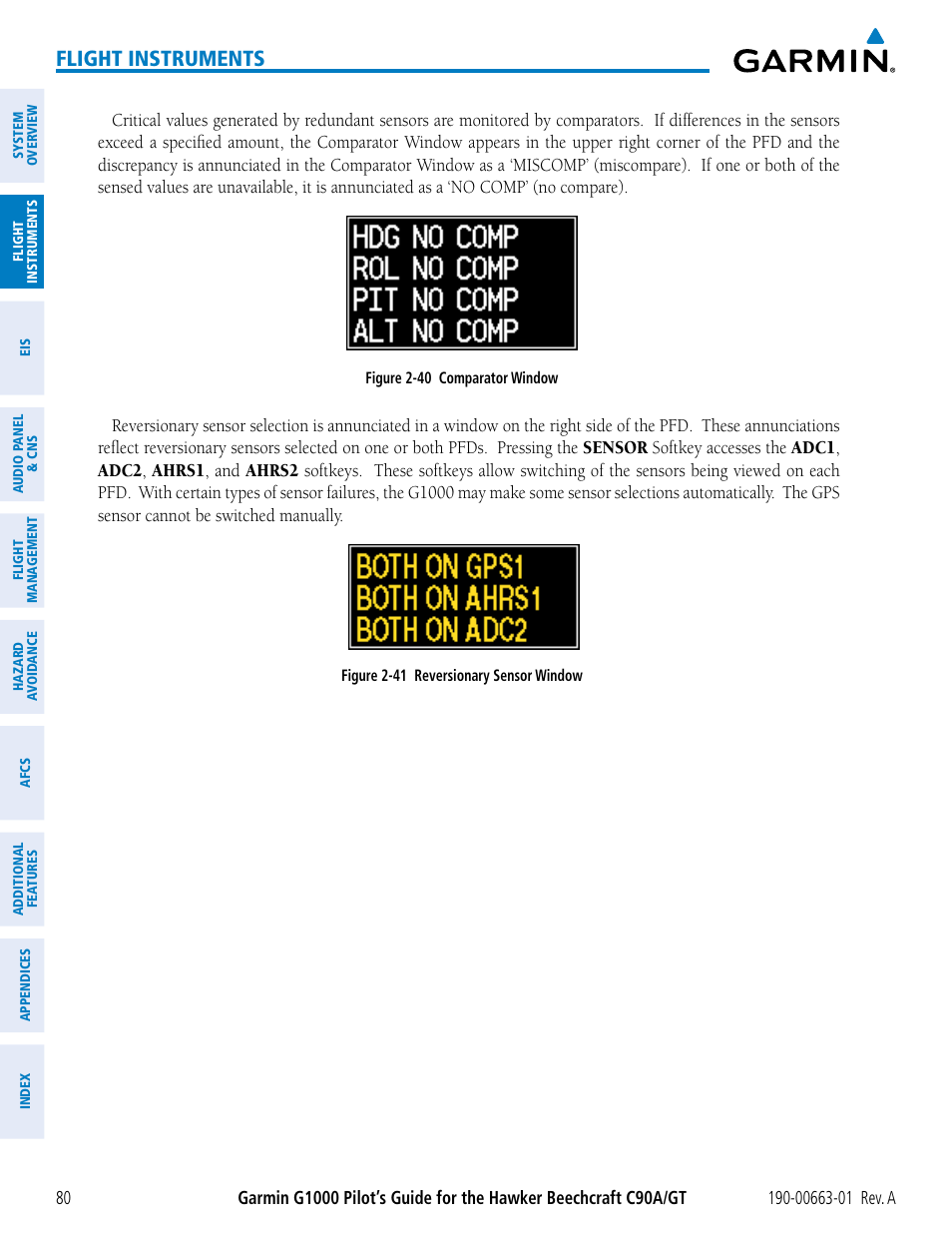 Flight instruments | Garmin G1000 King Air C90GT User Manual | Page 94 / 586