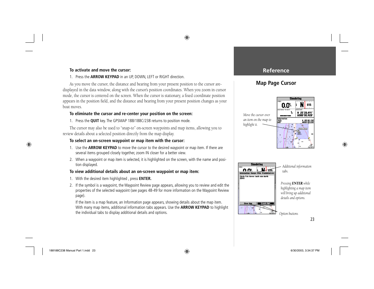 Garmin GPSMAP 238 Sounder User Manual | Page 33 / 134