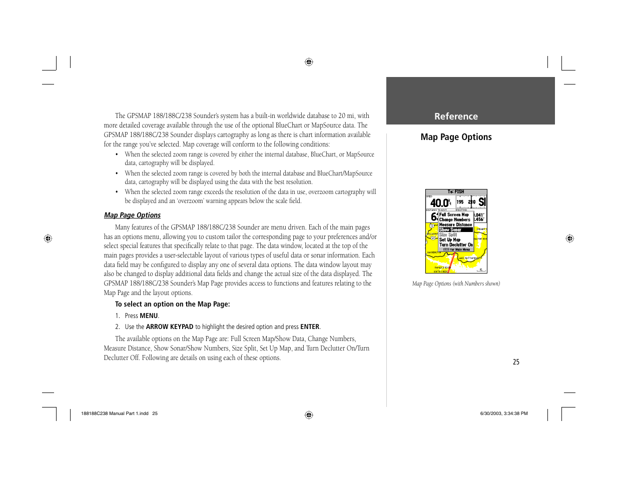 Garmin GPSMAP 238 Sounder User Manual | Page 35 / 134