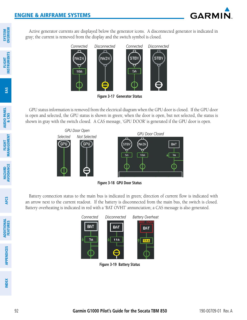 Engine & airframe systems | Garmin G1000 Socata TBM 850 User Manual | Page 104 / 588