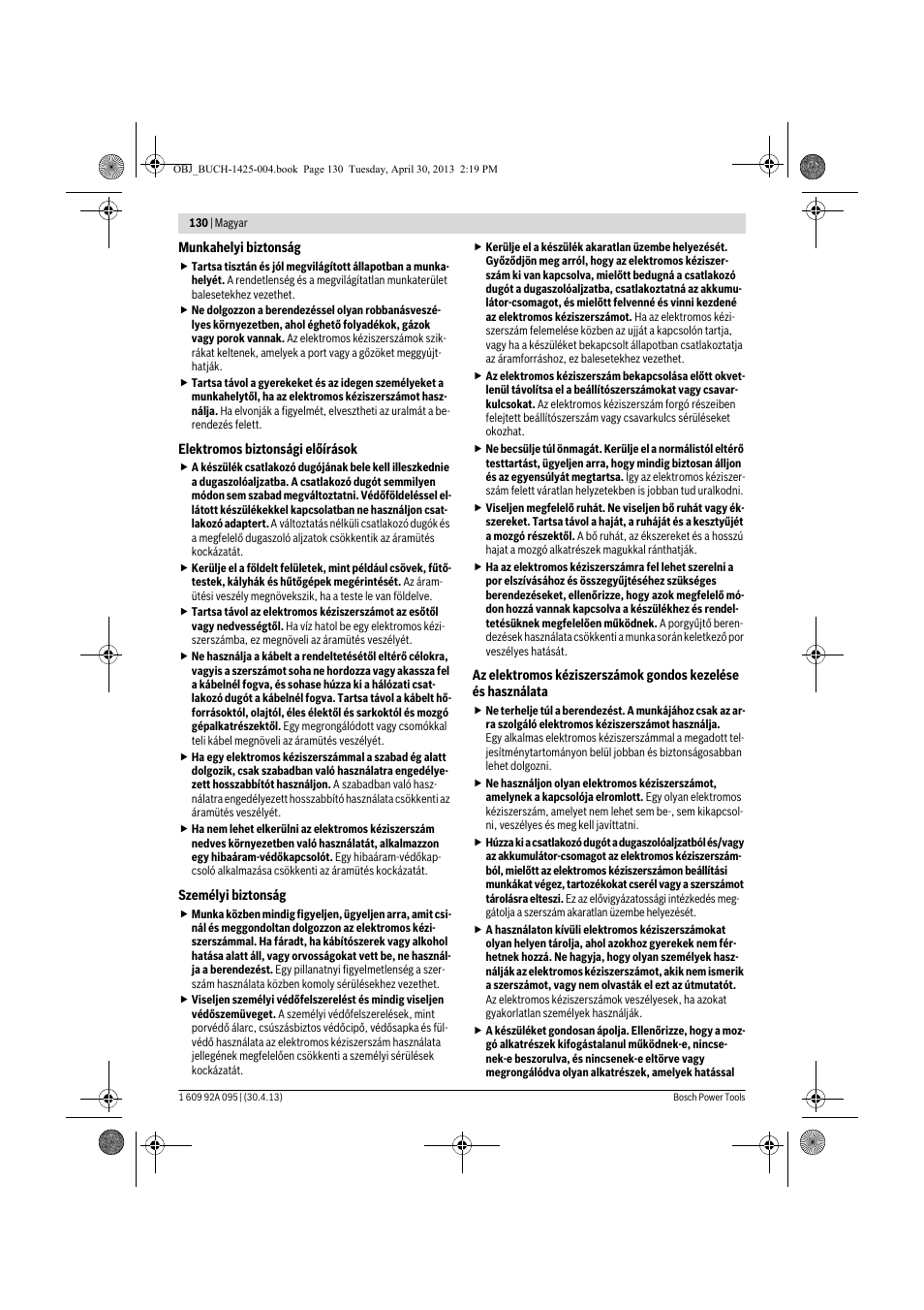 Bosch GWS 9-125 Professional User Manual | Page 130 / 270