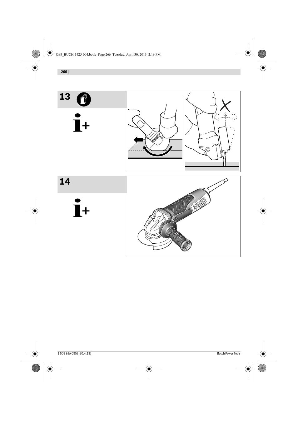 Bosch GWS 9-125 Professional User Manual | Page 266 / 270
