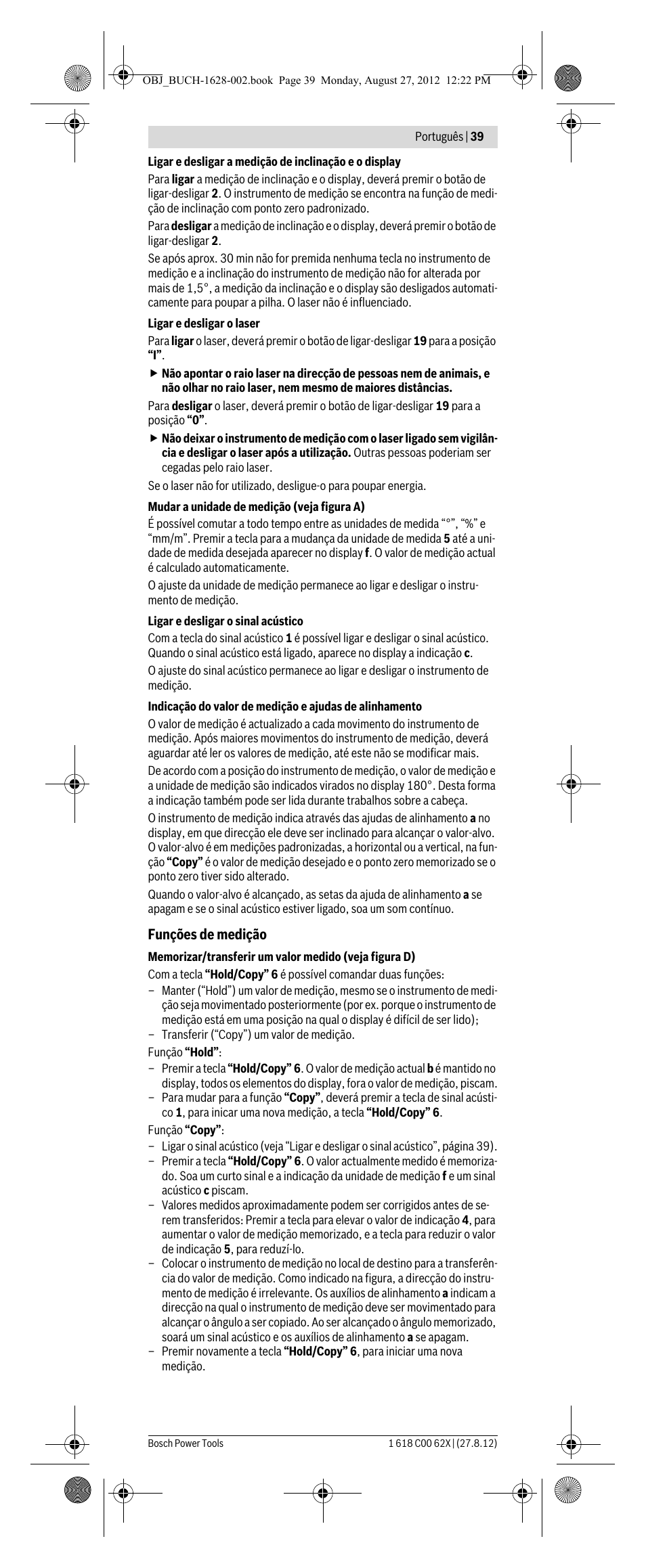 Bosch GIM 60 L Professional User Manual | Page 39 / 222