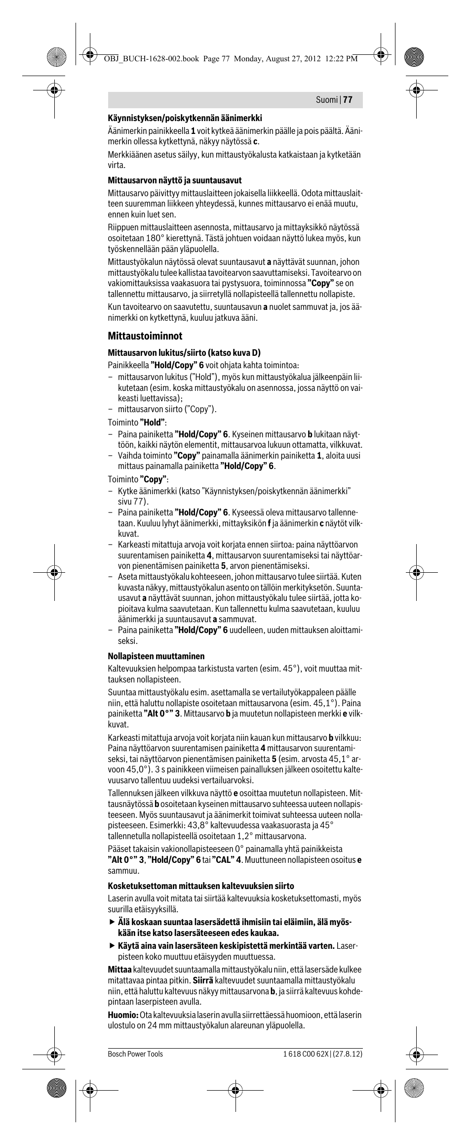 Bosch GIM 60 L Professional User Manual | Page 77 / 222