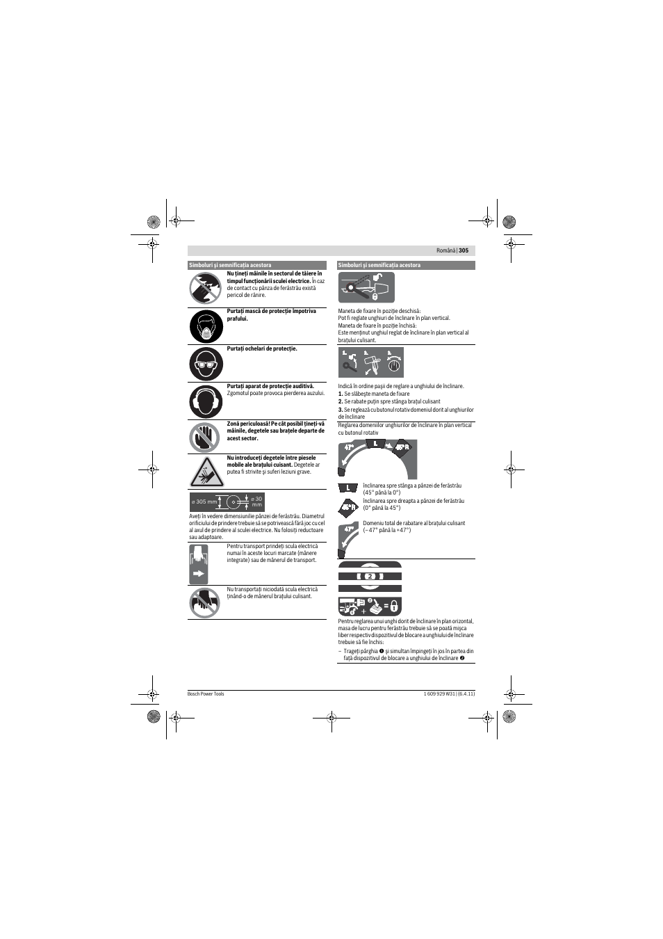 Bosch GCM 12 GDL Professional User Manual | Page 305 / 456