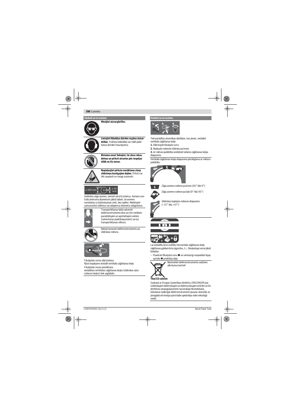 Bosch GCM 12 GDL Professional User Manual | Page 396 / 456