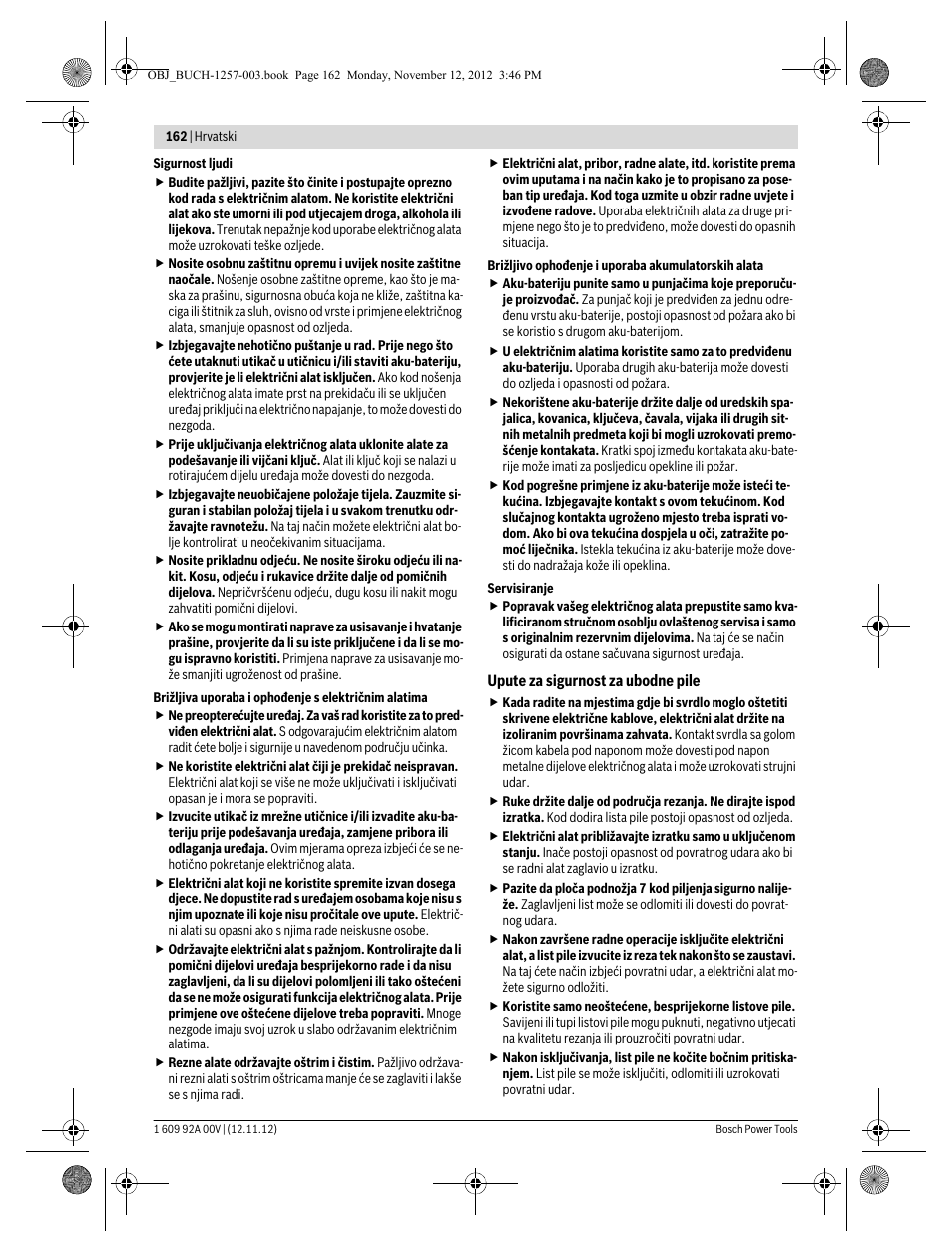 Bosch GST 18 V-LI Professional User Manual | Page 162 / 206