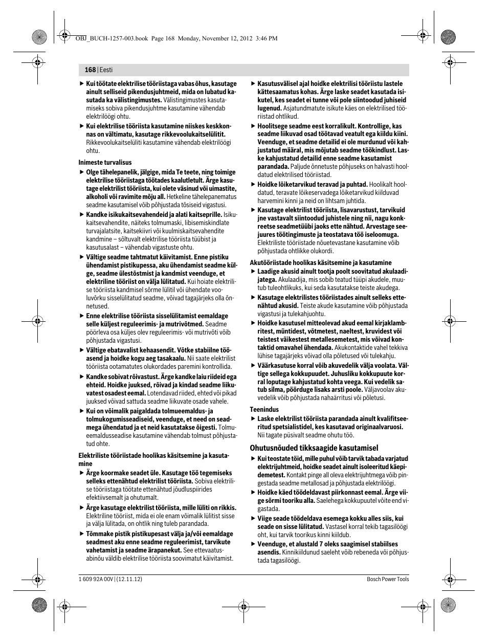 Bosch GST 18 V-LI Professional User Manual | Page 168 / 206