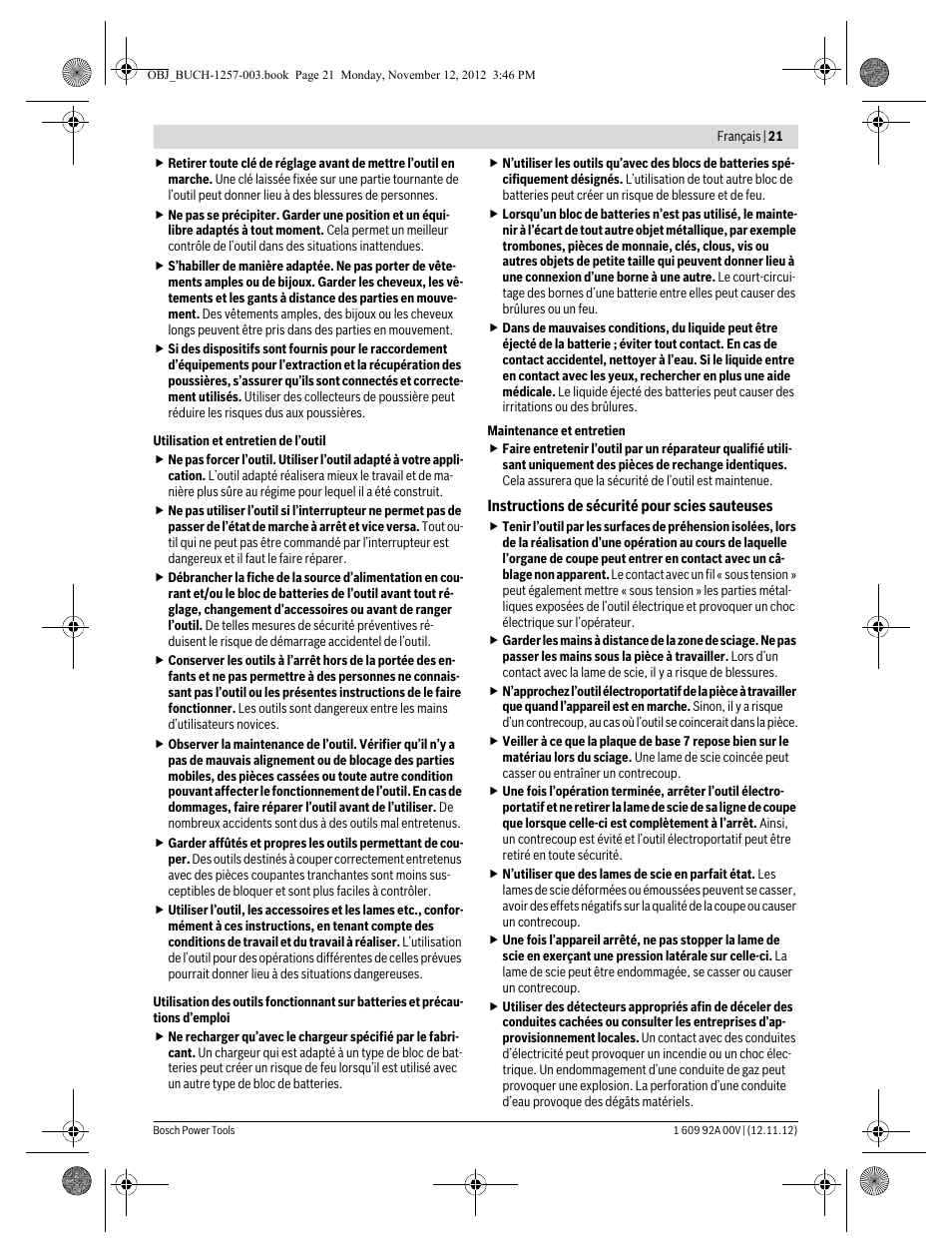 Bosch GST 18 V-LI Professional User Manual | Page 21 / 206