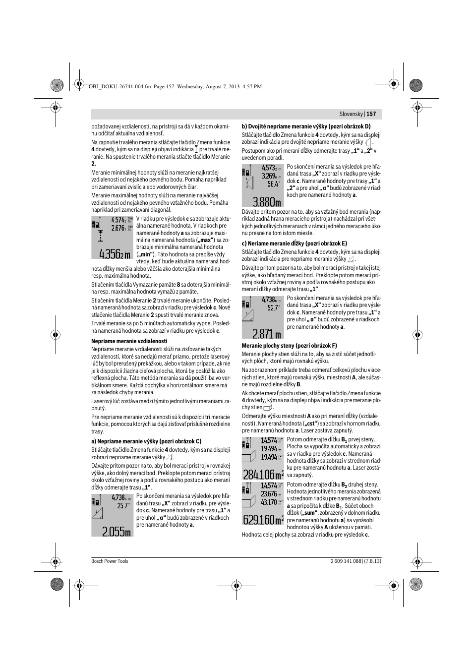 Bosch GLM 80 + R 60 Professional User Manual | Page 157 / 309