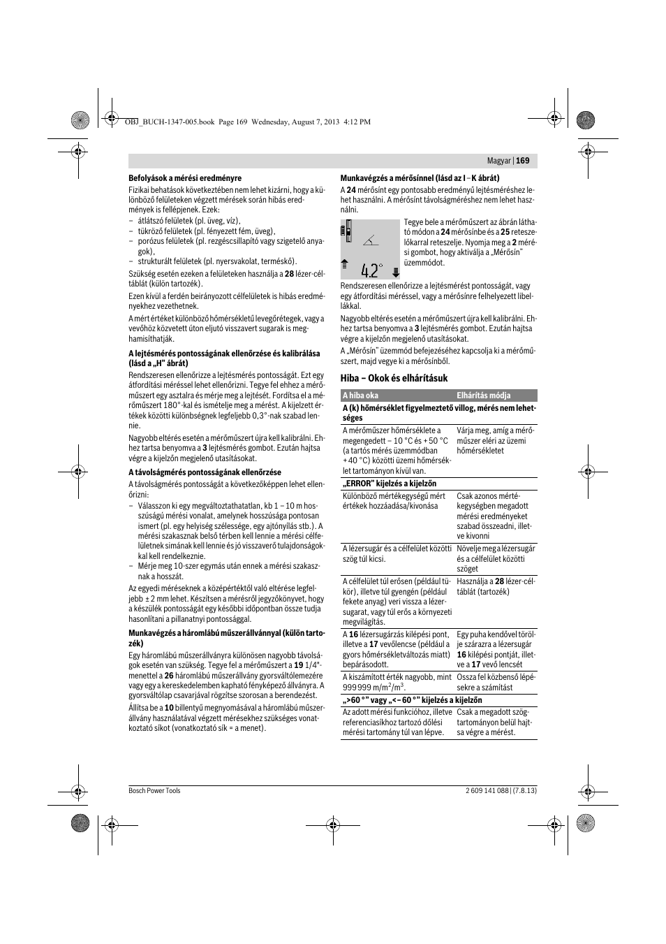 Bosch GLM 80 + R 60 Professional User Manual | Page 169 / 309