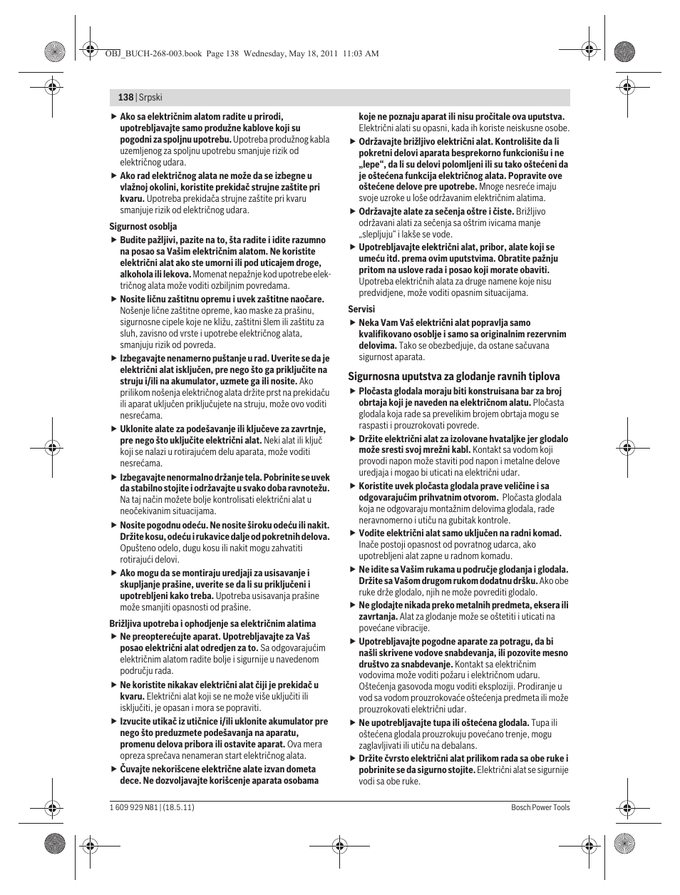 Bosch GFF 22 A Professional User Manual | Page 138 / 173
