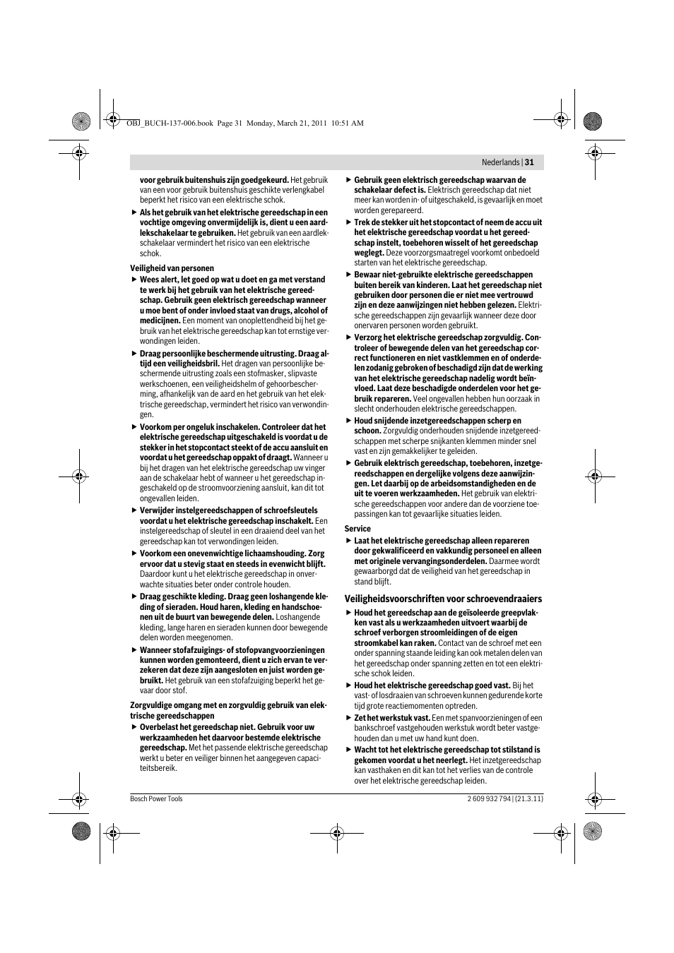 Bosch GSR 6-60 TE Professional User Manual | Page 31 / 119