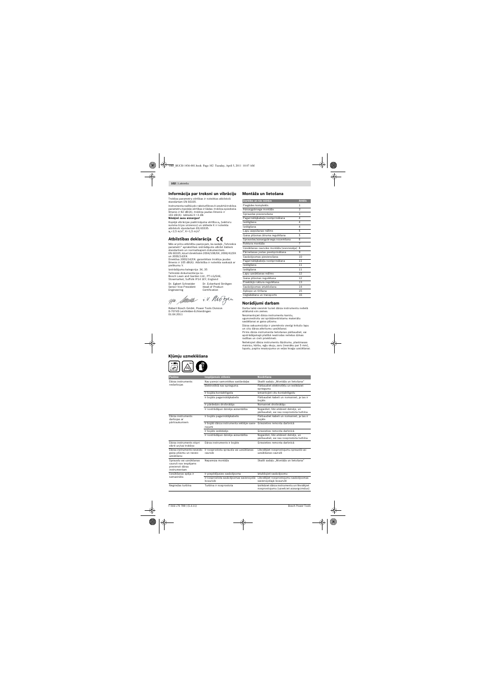 Bosch ALS 25 User Manual | Page 102 / 107