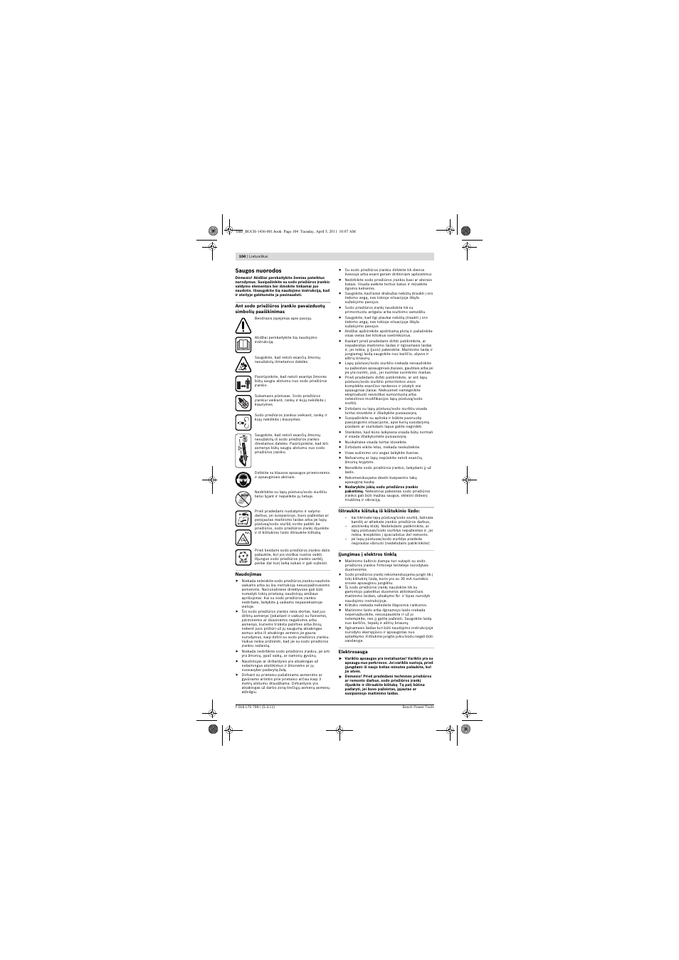 Bosch ALS 25 User Manual | Page 104 / 107