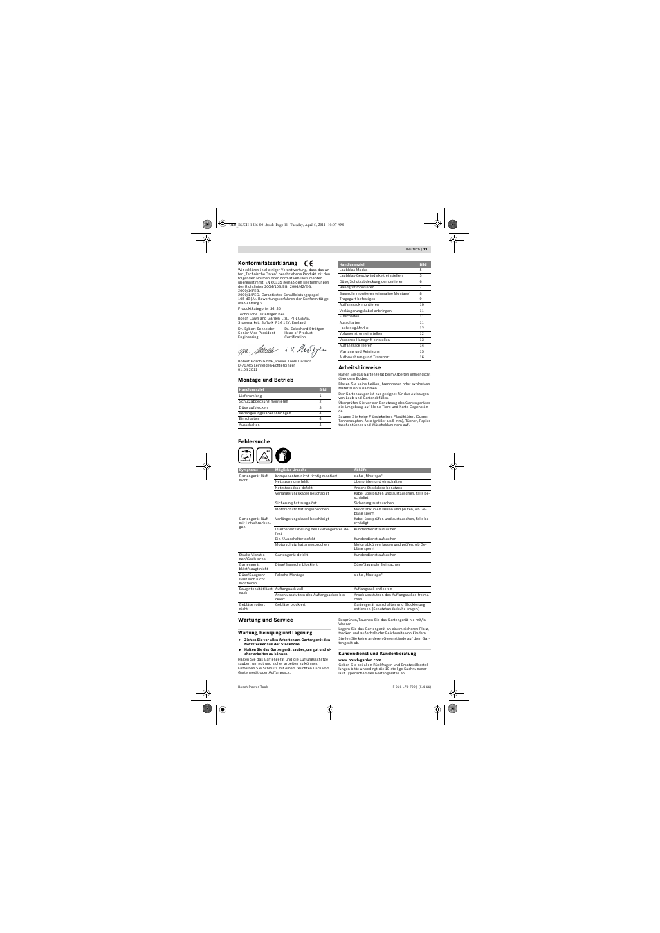 Bosch ALS 25 User Manual | Page 11 / 107