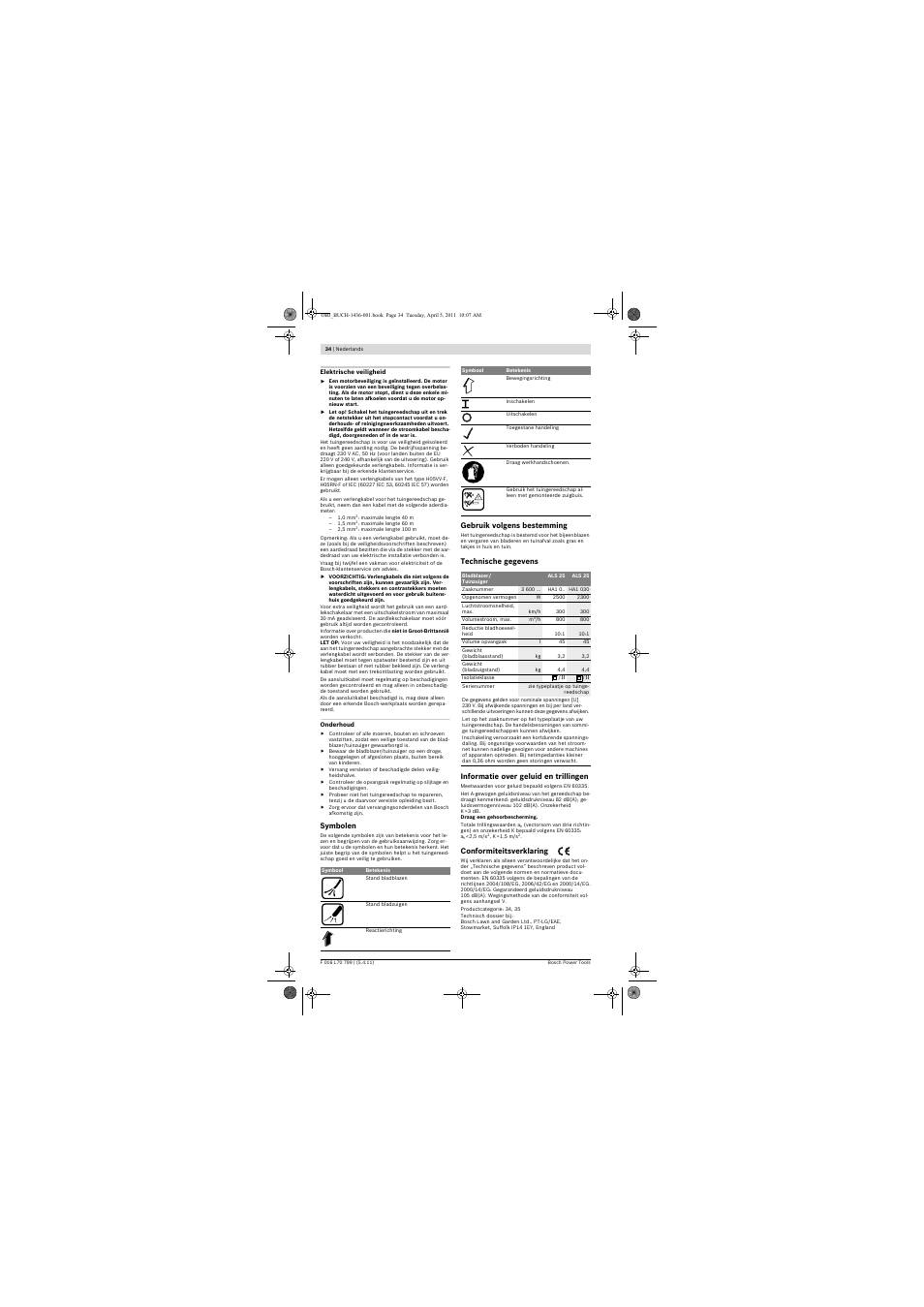 Bosch ALS 25 User Manual | Page 34 / 107