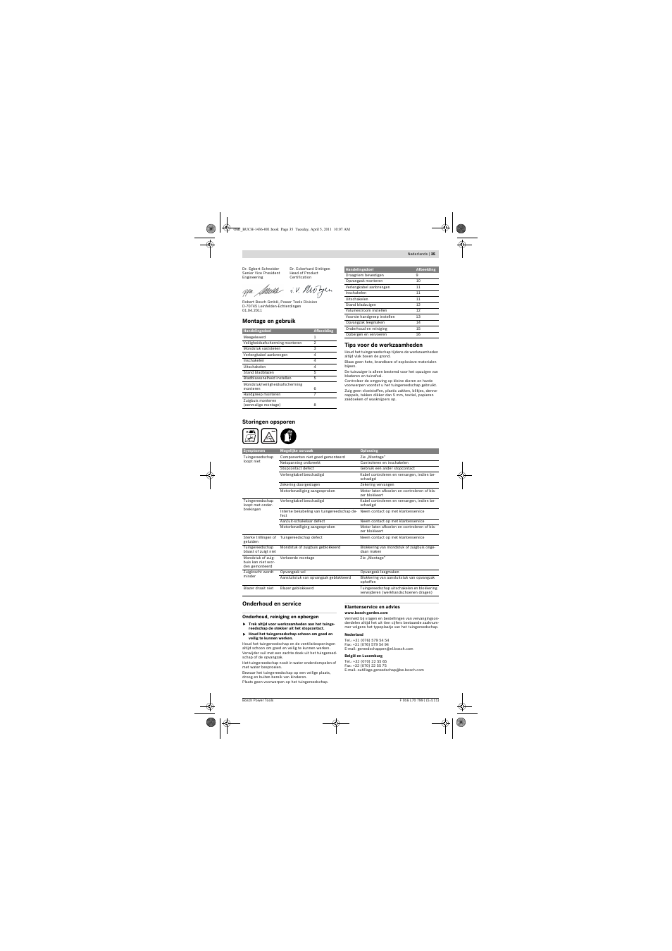 Bosch ALS 25 User Manual | Page 35 / 107