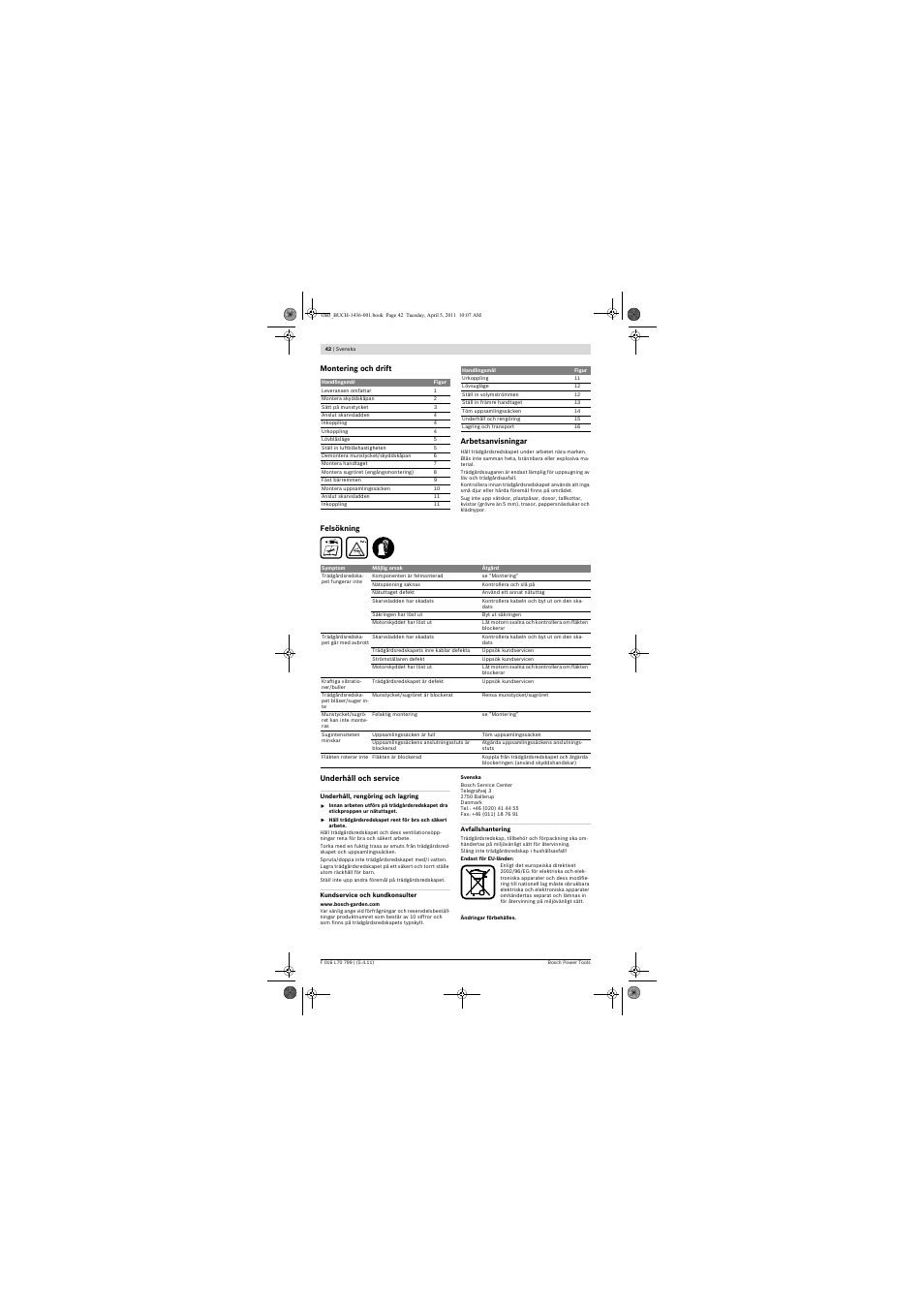 Bosch ALS 25 User Manual | Page 42 / 107